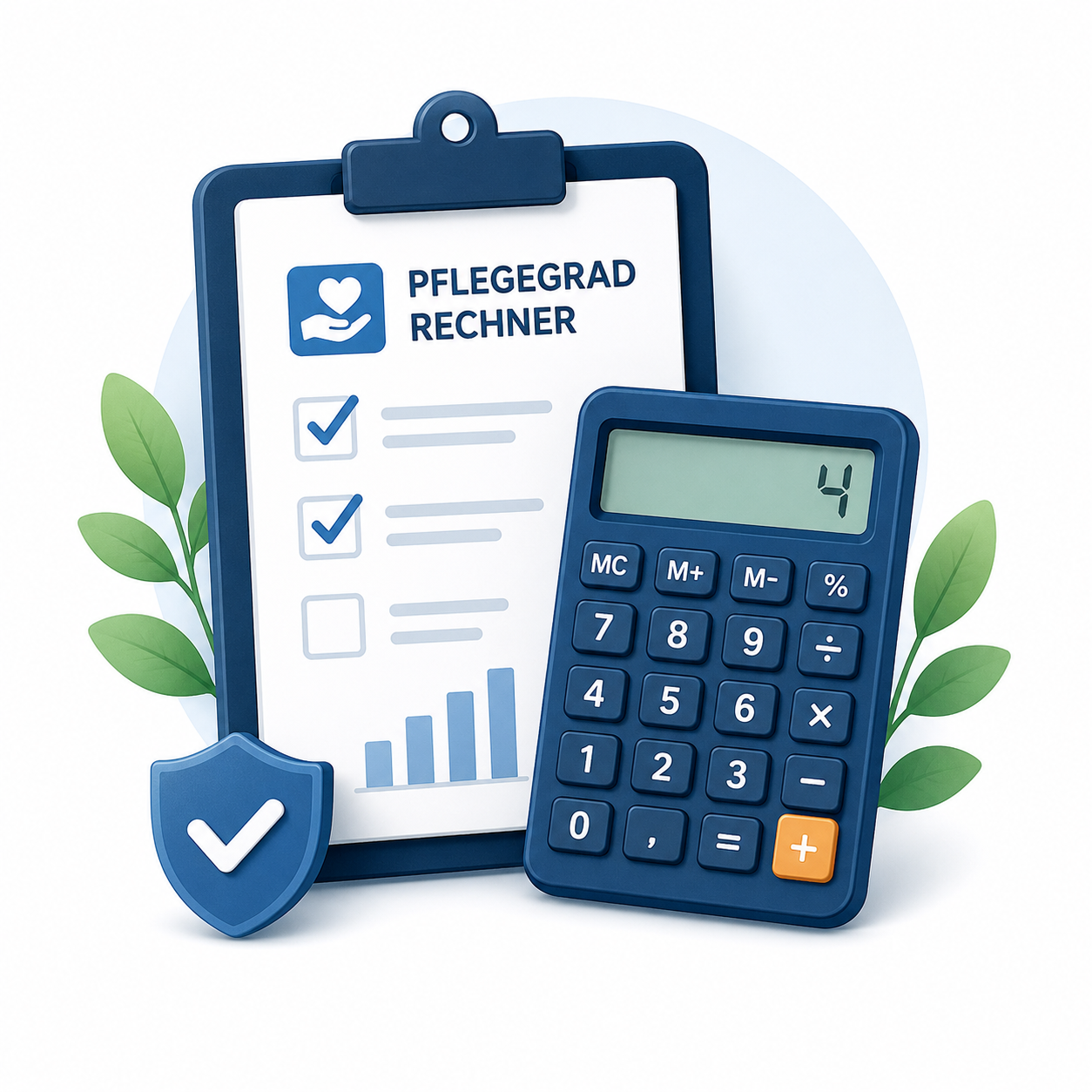 Illustration Pflegegrad-Rechner